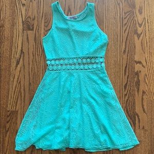 Francesca’s Dress with Flower Cutout Waistband